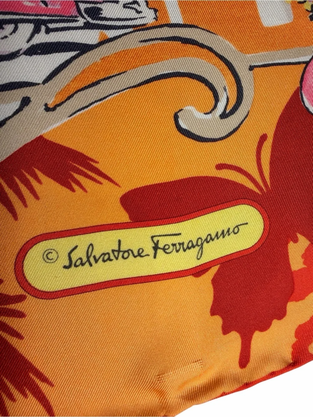 Salvatore Ferragamo silk this